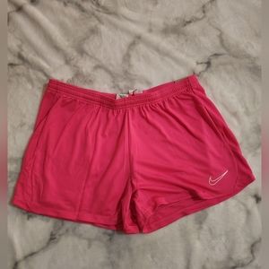 Women's NIKE Training 2 in 1 Compression  Pink Dri-Fit SHORTS Sz XL NWT